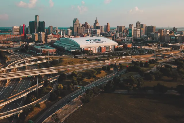 Wide Angle Photography of City Near Body of Water