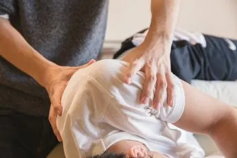 Woman Getting a Back Massage