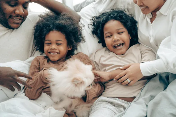 Happy Family Smiling