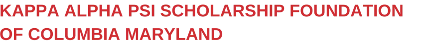 Kappa Alpha Psi Scholarship Foundation of Columbia Maryland