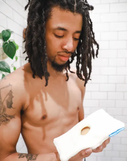 BosediCloth Patented Retention Technology for Direct Skin to Soap Contact