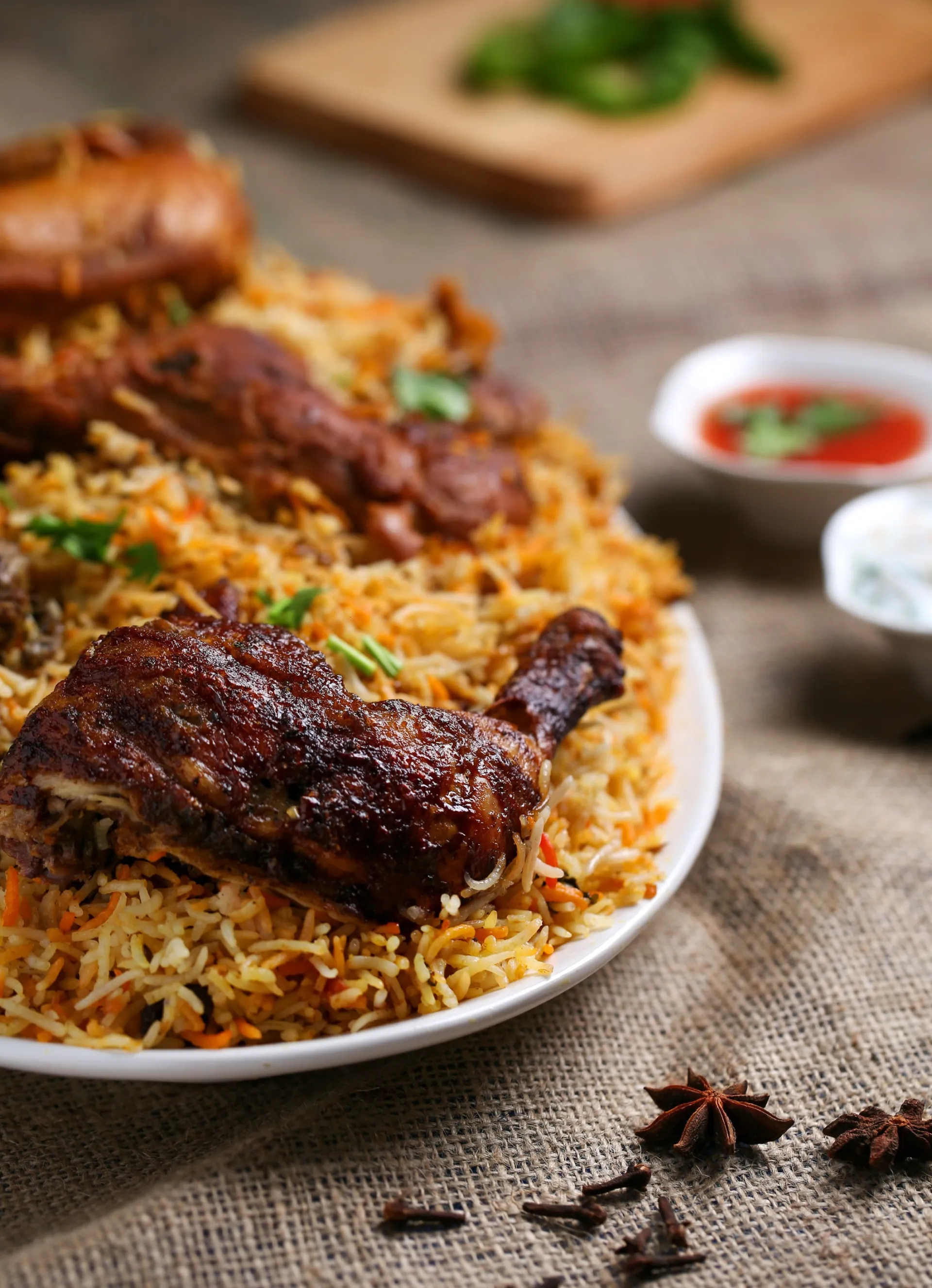 Close-up Photo of Biryani Dish