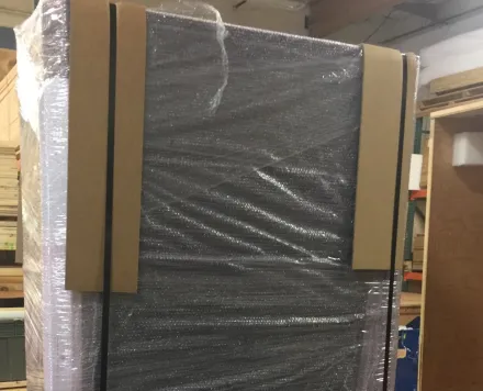 Data center equipment crating and logistics