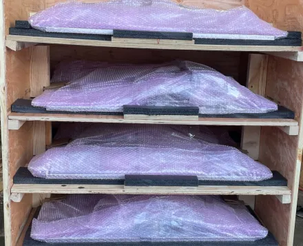 Custom server crating and protective packaging