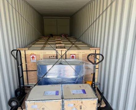 Shock and Vibration Controlled Crating for Precision Equipment