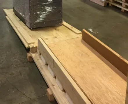 Data center equipment crating and logistics