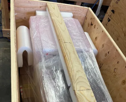 Reusable wood crate for tradeshow style crating and shipping
