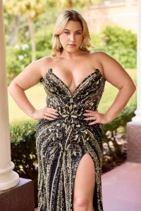 Vienna hot bright pink tiered glitter net V neck tank top beaded waistline sexy unique prom dress near me