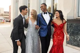 Jim's Formal wear hot prom looks available at Emmy's Bridal. Tux near you