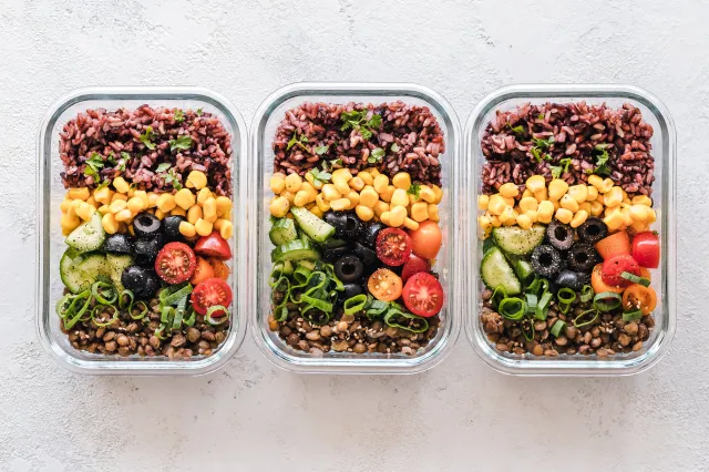 Flat Lay Photography of Three Tray of Foods
