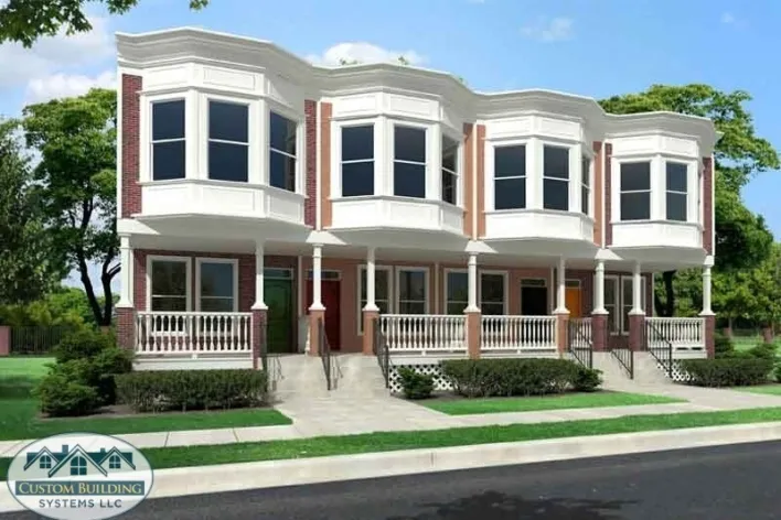Two-story family modular home with space for all