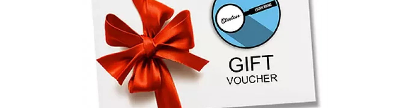 Gift certificate for an escape room experience at Clueless Escape Rooms in Ann Arbor. Make memories at Clueless
