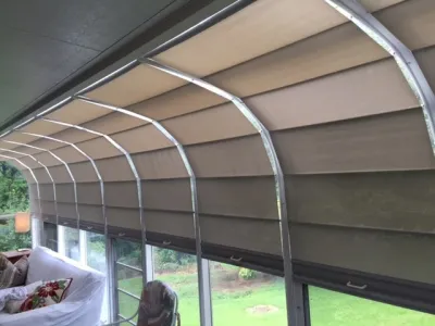 #shadingsystemsreplacement #shadingrepair #sunroomshades #curveshades #shadeasunroom #replacesunroomshades #replaceshade