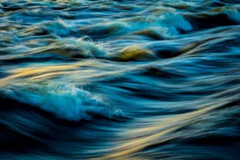 Macro Photography of Water Waves