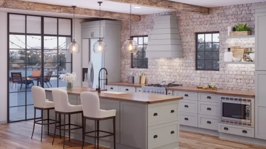 a modern kitchen that was just remodeled in Palm Beach County