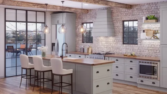 a luxury kitchen that was recently remodeled in Boca Raton, FL