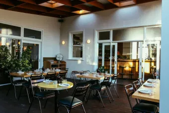 Tables on Restaurant Terrace