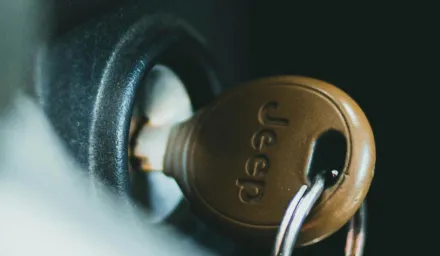 Close-Up Shot of a Car Key
