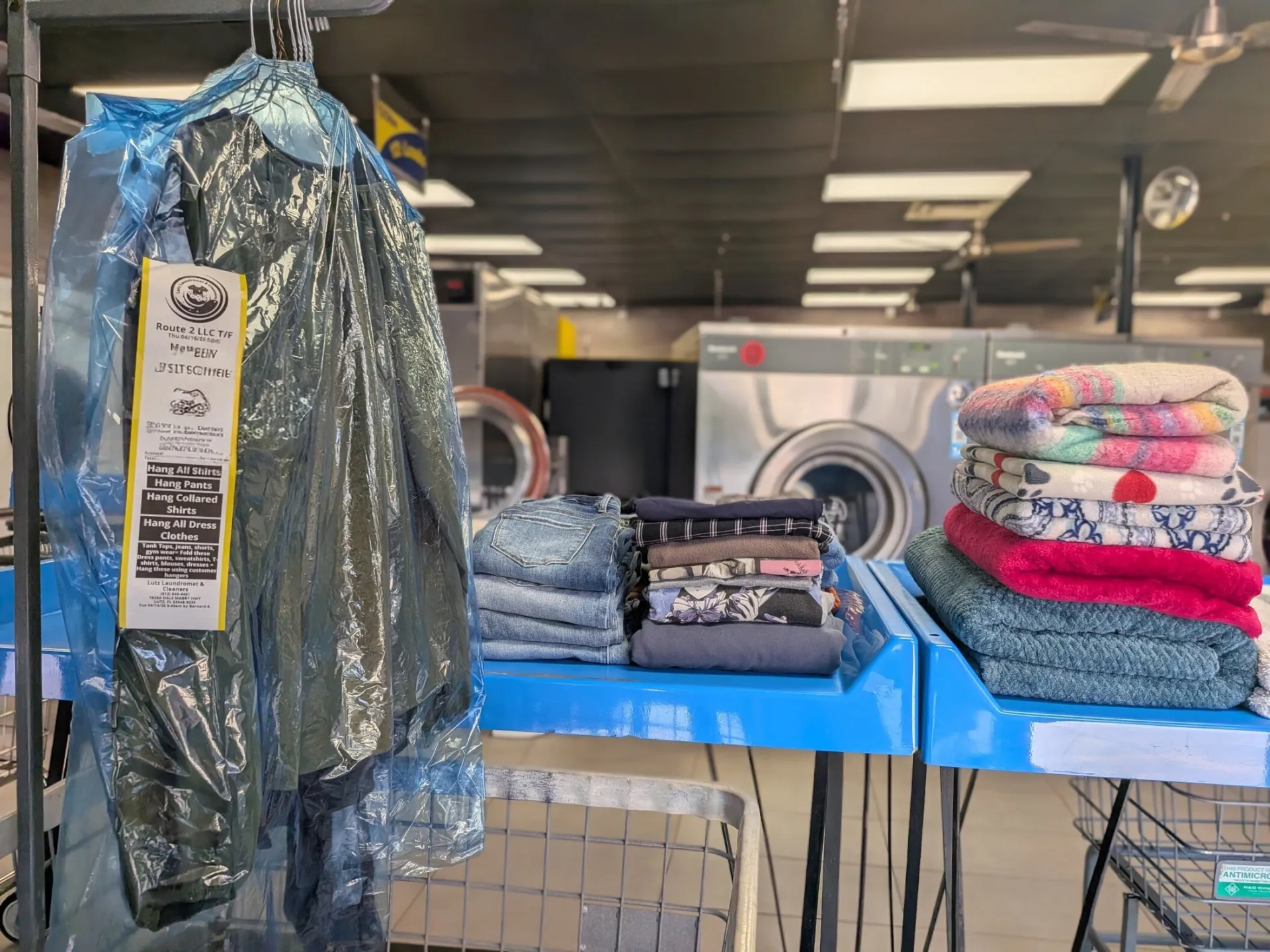 Finished wash dry fold products in Lutz FL