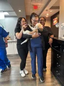orthodontist office therapy dog