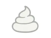 White dog poop meaning