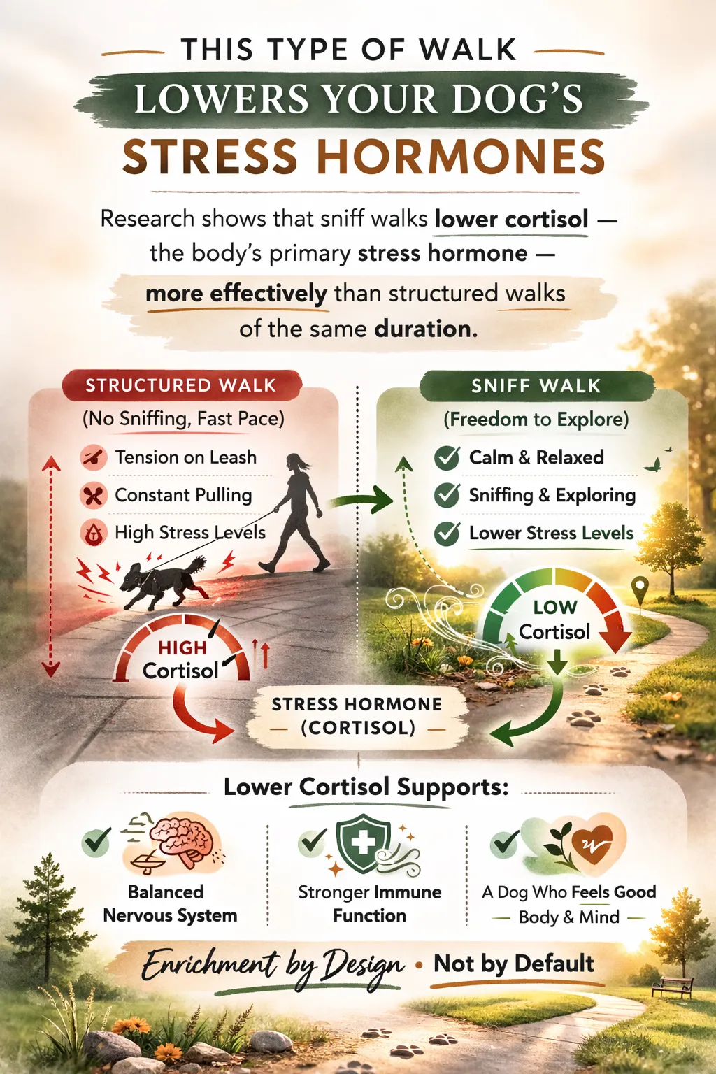 Sniff walks are great for dogs