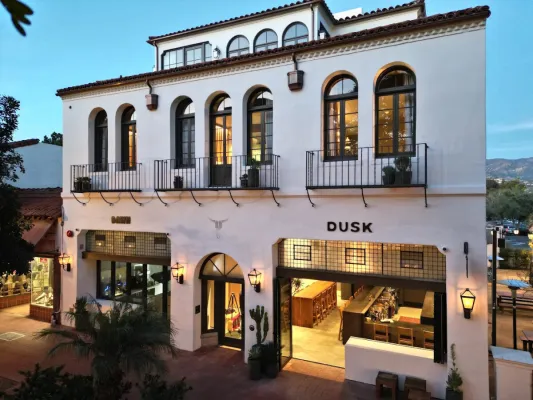 Front elevation of 524 State St. Robert was instrumental in the upgrade of lower State St in Santa Barbara, CA