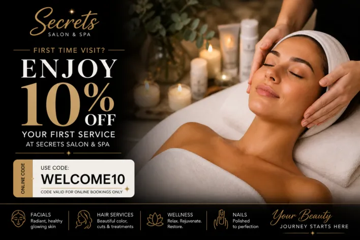 Relaxing spa treatment with facial and sponge massage in a serene environment.