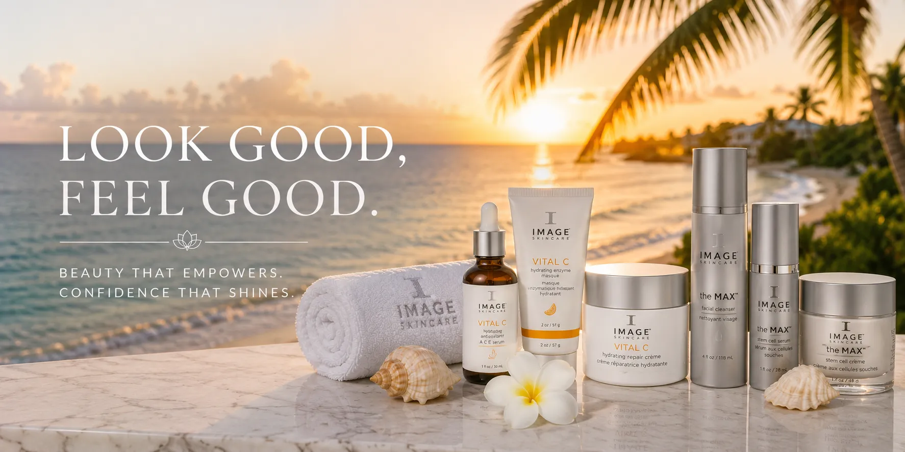 Serene spa scene showcasing candles, bath salts, and soothing essentials for relaxation.