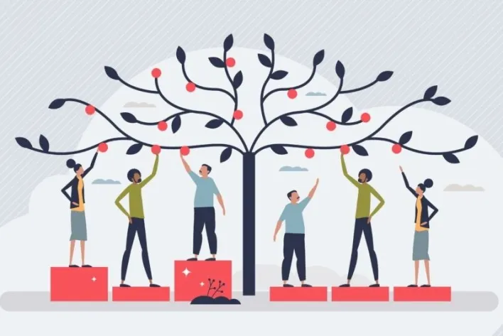 Equity in technology graphic image
