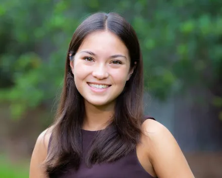 Portrait of student volunteer, Teresa Steiner, at Divine Speech and Swallowing Solutions in Gainesville, Florida.