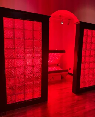 A soothing back massage session in a spa setting, focusing on wellness and relaxation.