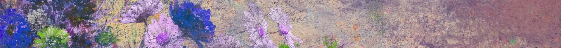Stunning abstract fluid art featuring blue and purple swirls creating a captivating visual impact.