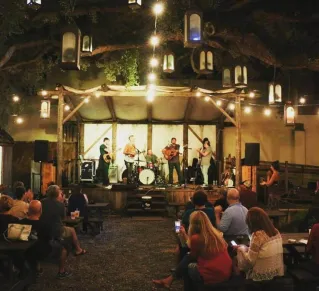 Live music at Colonial Oak Music Park in St. Augustine, Florida