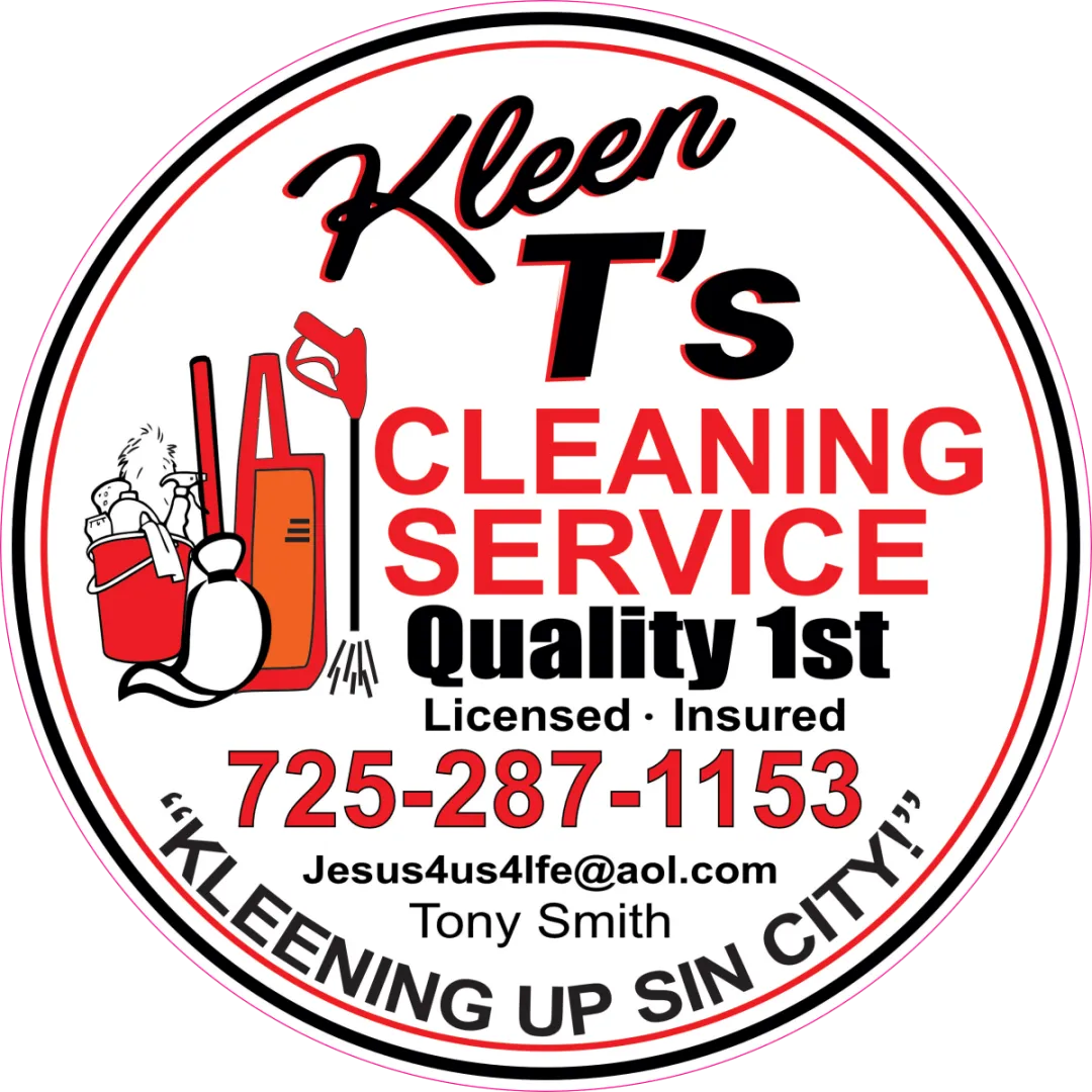 KLEEN T’S Commercial Cleaning Co. logo
