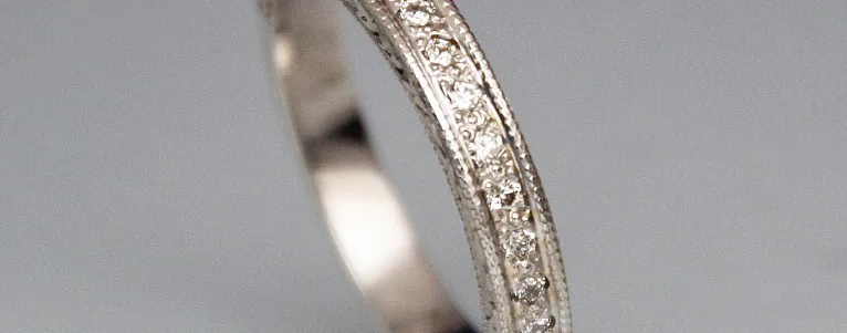 white gold ring for weddings