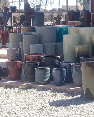 Assorted pottery